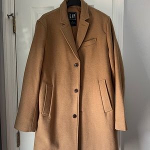 Men’s Camel Wool peacoat